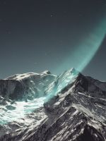 snow covered mountain wallpaper
