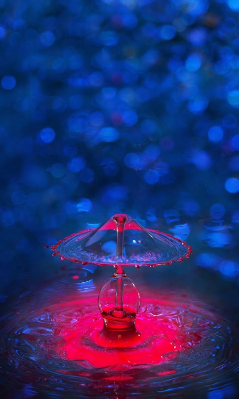 clear glass cone art wallpaper
