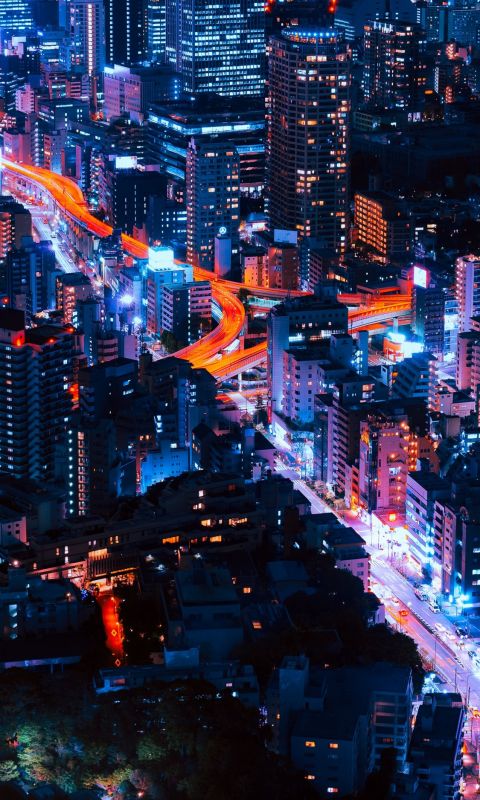 timelapse photography of vehicles and buildings wallpaper