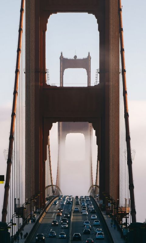 brown bridge wallpaper