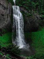 waterfalls landscape during daytime wallpaper