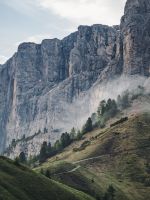 rock formation at daytime wallpaper