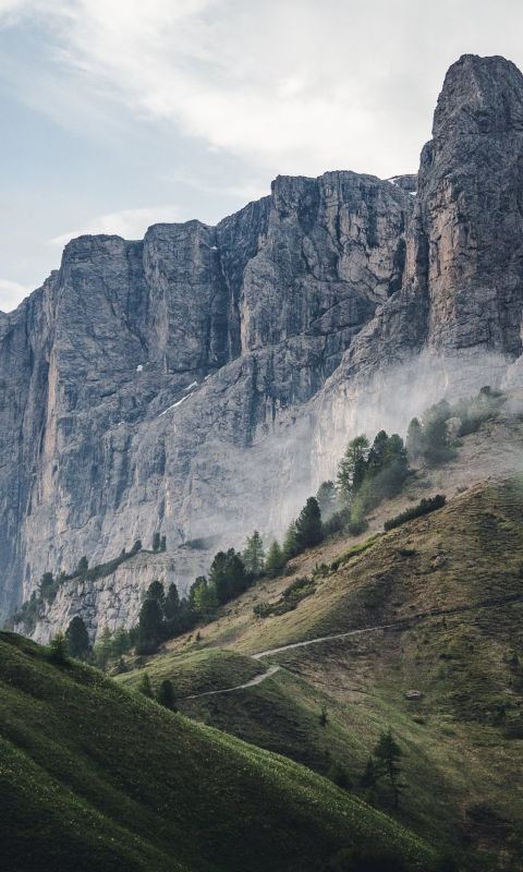 rock formation at daytime wallpaper