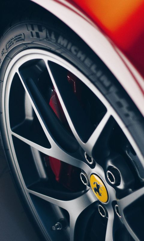 red ford Mustang vehicle wallpaper