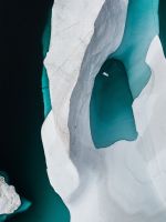 Iceberg drone photo wallpaper