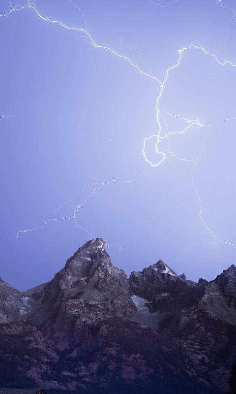 lightning illustration wallpaper