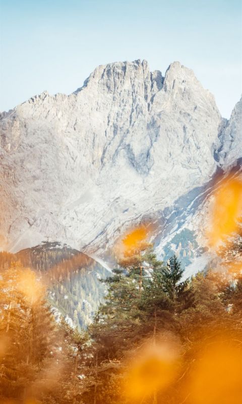 snow covered mountain during daytime wallpaper