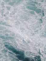 white and blue water waves wallpaper