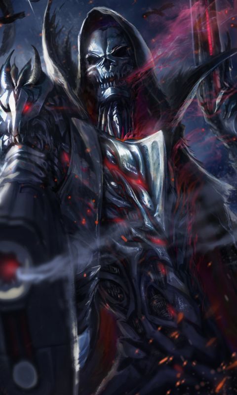 Broken Screen Broken Screen Badass Grim wallpaper