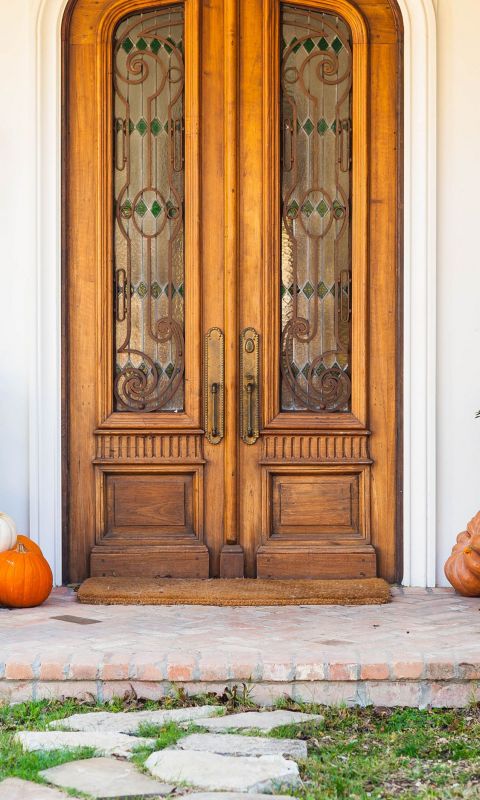 Brown door
